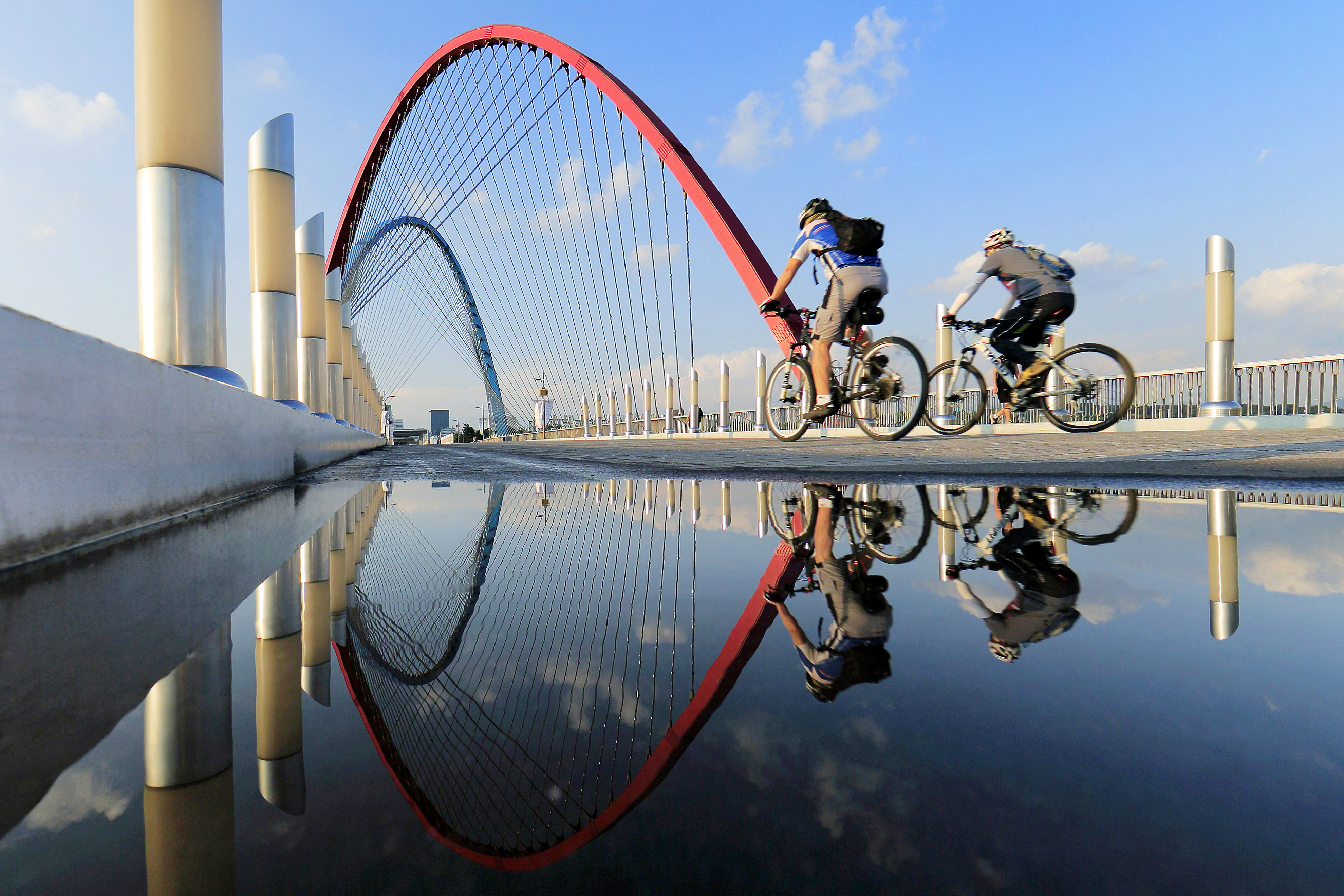 엑스포다리를 지나 자전거 산책