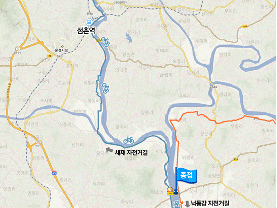 점촌역(기차(경북선)) 지도