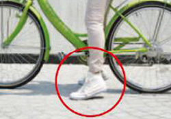 Ordinary bicycle guide image